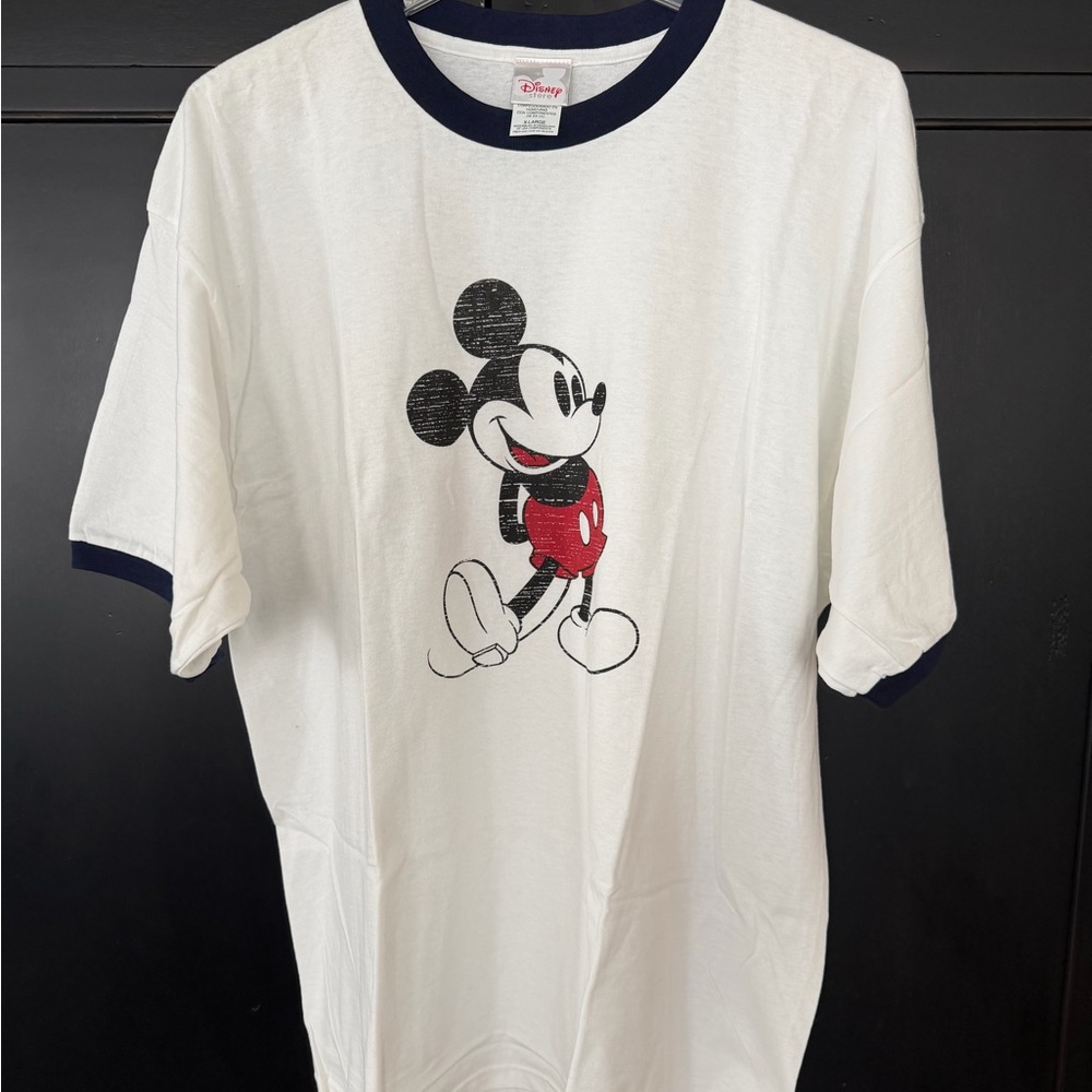 90’s Disney Store White and Blue T-Shirt